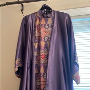 Purple Patterned Women's thobe